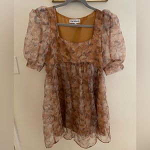 EN SAISON BABYDOLL MINI DRESS